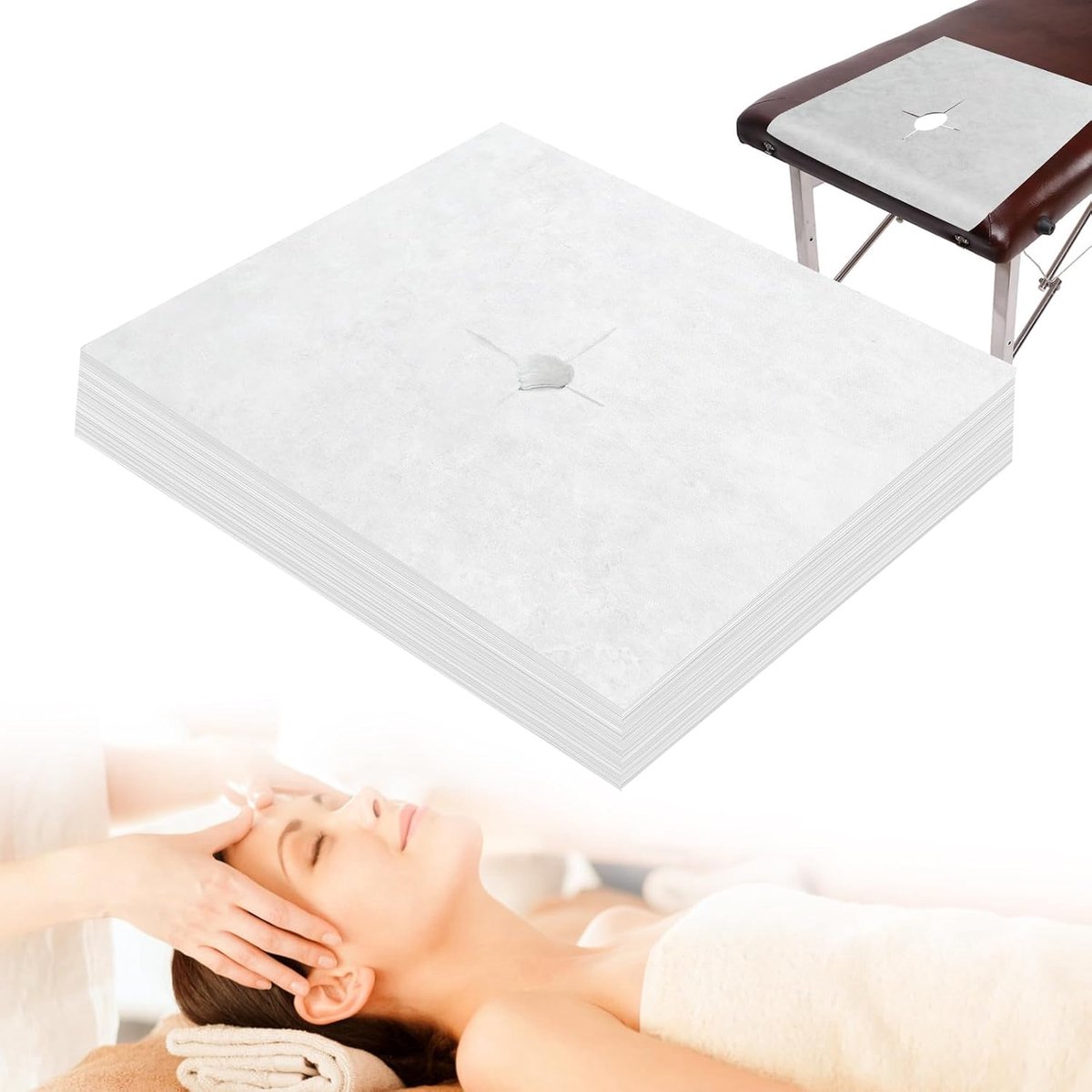 gezichtsbedekkingen 200 stuks neussleufdoeken massagesleuven massage