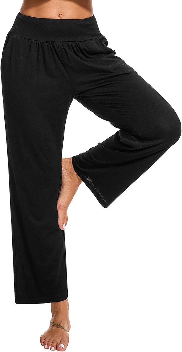 Yogabroek voor dames met zakken, zweten, casual, pilates, yogabroek