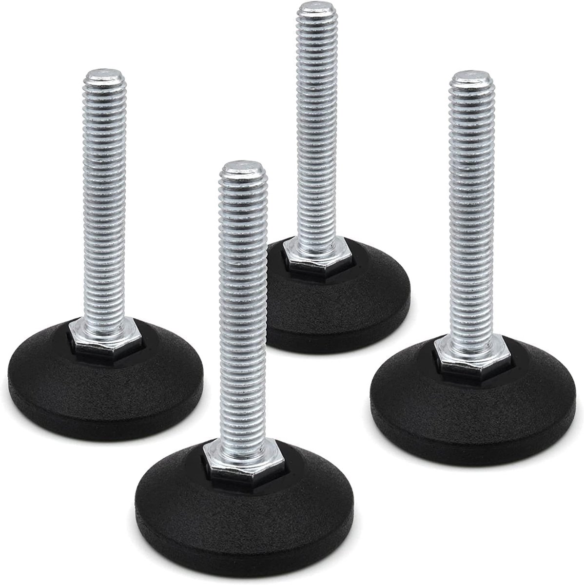 4 x verstelschroef verstelschroef Ø 38 mm met verzinkte stelschroef