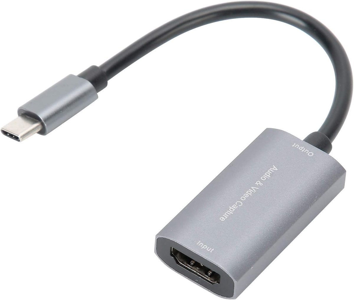 USB-C naar HDMI Video Capture Card - Zilvergrijs - 4K Opname - Compact - Voor Gamers en Streamers