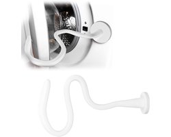 Deurstopper voor wasmachine met voorlader - Magnetische - Met 4.3cm magneetvoet - Verstelbaar en Flexibel - Verwijderbare - Deurhouder Wasmachine - Wasmachine Deurstopper - Houdt de deur van de wasmachine open om geurtjes te voorkomen - Wit
