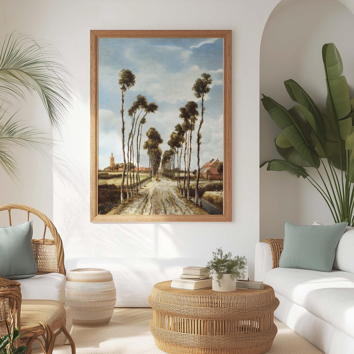 Landschapsposter De laan van Middelharnis 50 x 70 cm