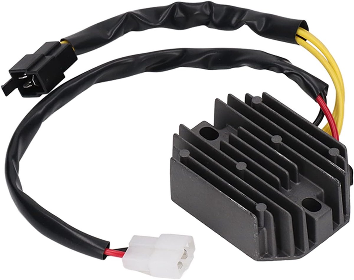 SnelShoppen - Voltage Regulator Rectifier 12V Motorfiets Elektrische Voltage Regulator Vervanging voor SV650 SV650S 1999-2009 met Goede Warmteafvoer