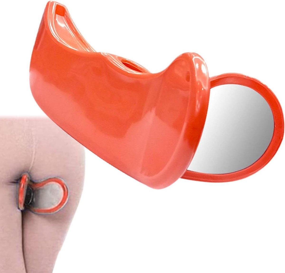 Bekkenbodemtrainer - Heupspierversterker Dijbeen trainer - Gezondheid Verbeteren - Ergonomisch Ontwerp - 25 x 15 x 9.5 cm - Oranje