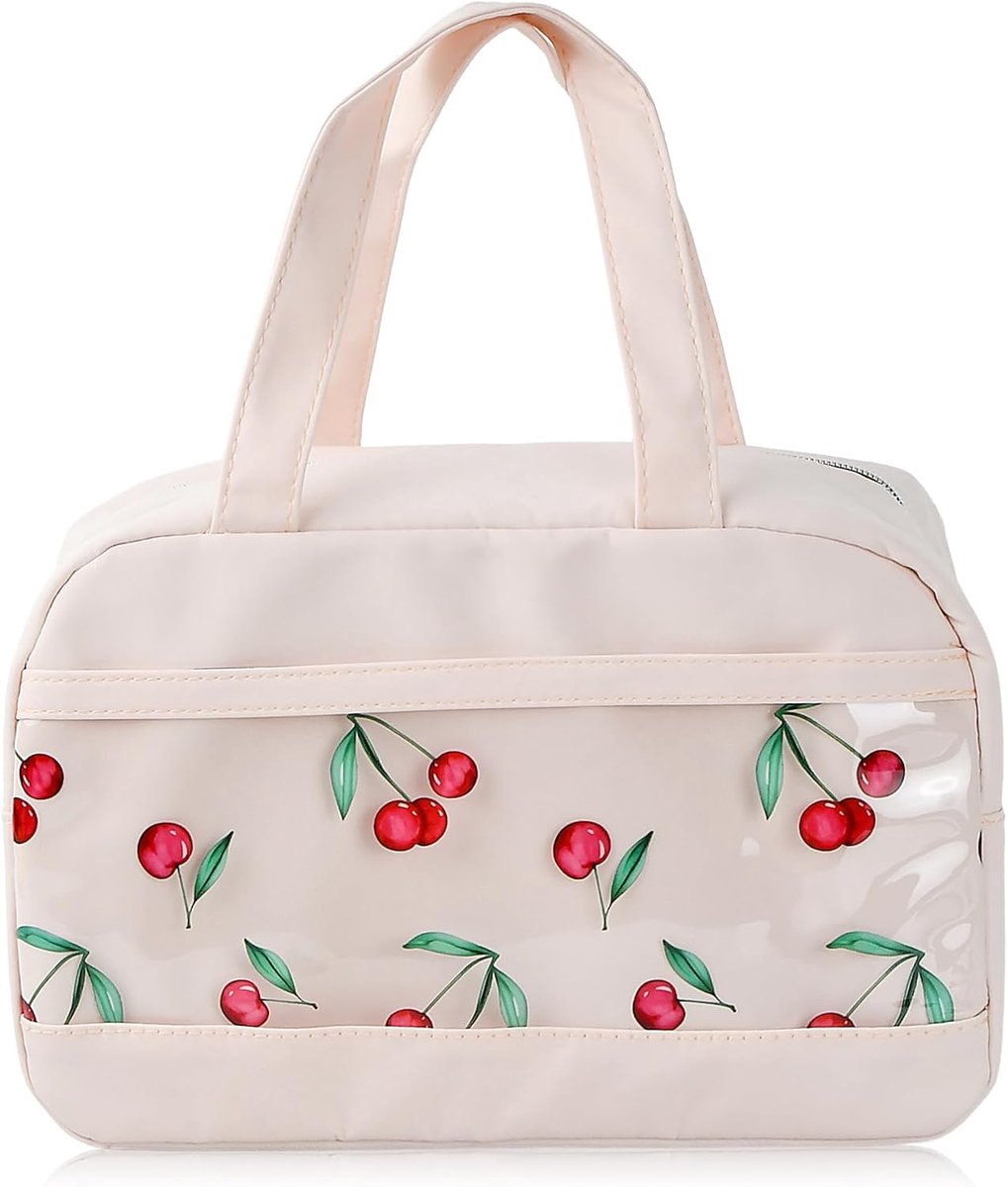 Koeltas 8 l - draagbare thermische lunchtas - roze - ideaal voor werk en school - ShopVlot
