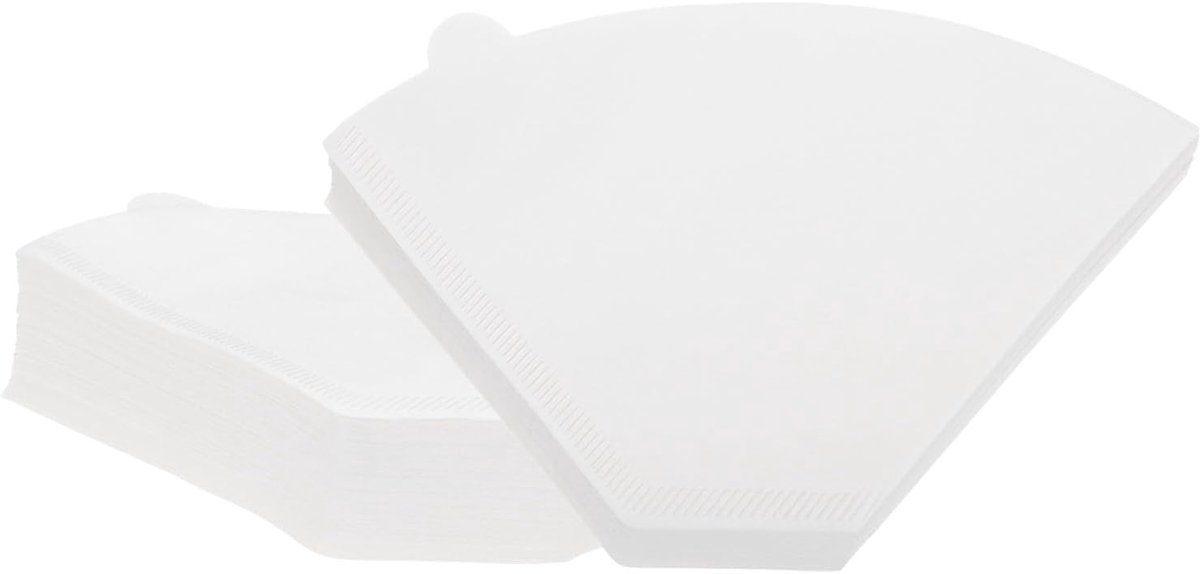 SnelShoppen - Koffiefilters Papier, Verpakking van 100, 4 Kegels, Maat 103, Wegwerp Percolator Filters, Natuurlijke Ongebleekte Houtvezels, Geschikt v