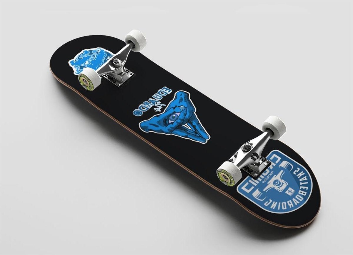 Skateboard Compleet Skateboard Set Straat Skaten Icon Editie 8.0 inch