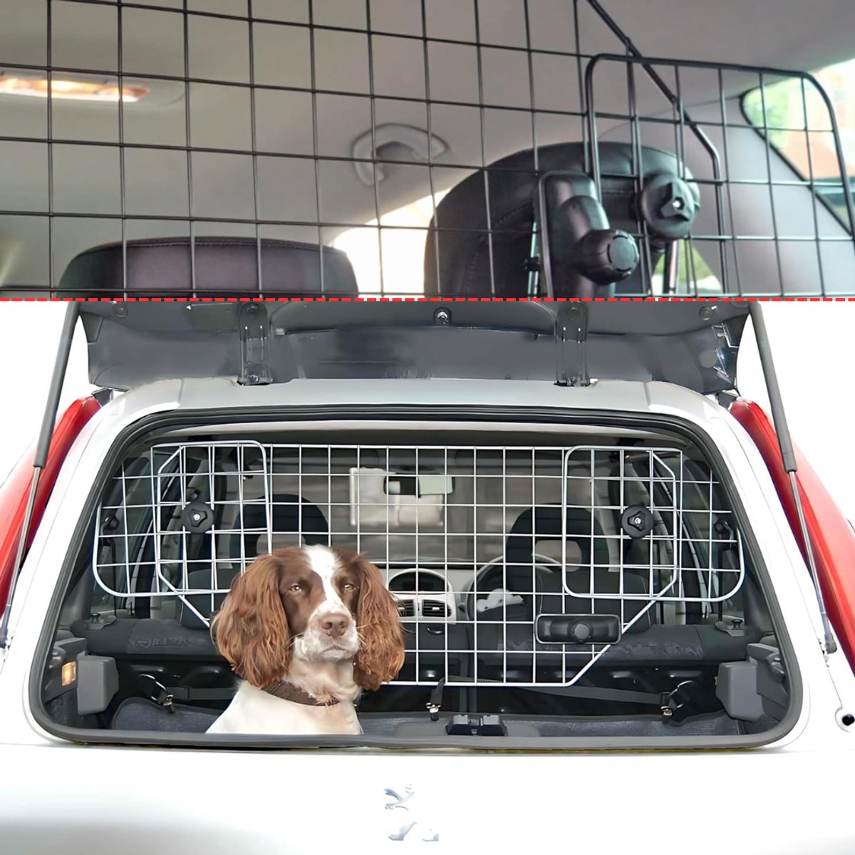 Zavio® Hondenrek Auto - Hondennet Universeel - Bagagerek
