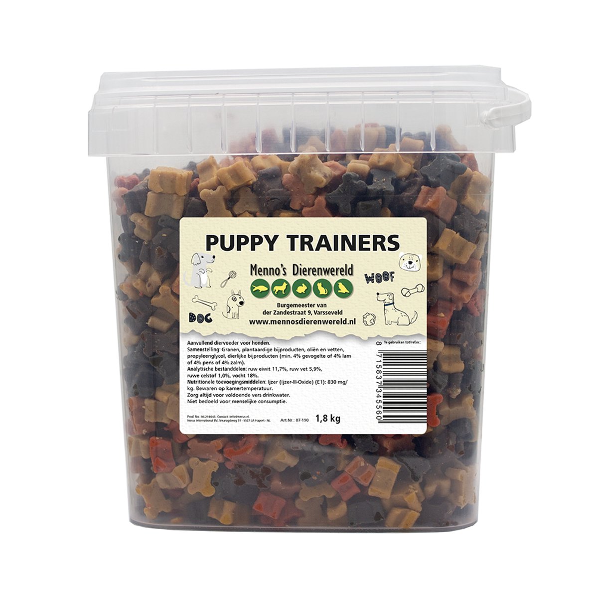 Puppy trainers 1,8 kg emmer