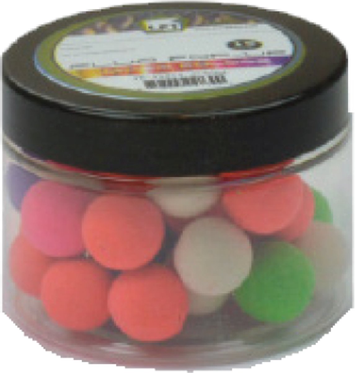 LFT Attractor fluo pop-up boilies 50gram 15mm assorti
