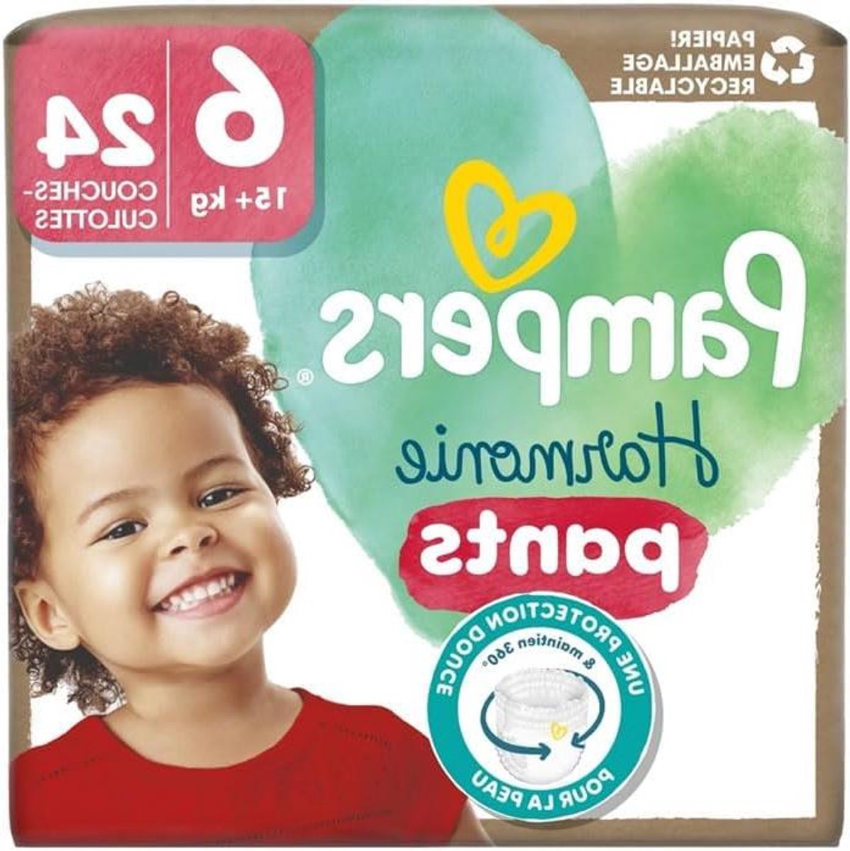 Luierbroekjes - Pants luiers - Babyverzorging - Gemakkelijk aan-uit - Maat 6 x 24 - Wit