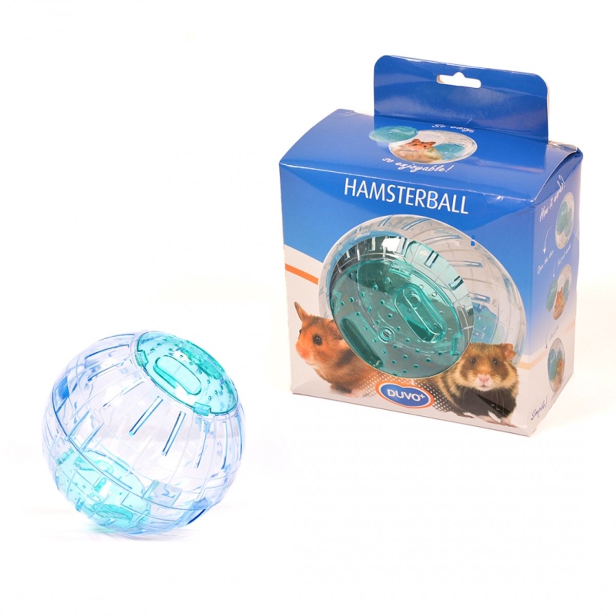 Duvo+ Hamsterbal - Blauw -18 cm