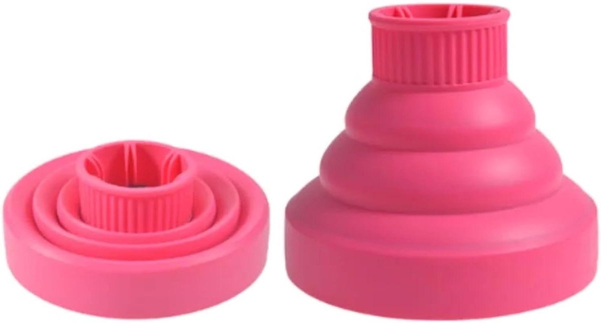Haardroger Diffuser - Krullen Diffuser - Stijlvol Haar Creëren - Hitte- en Waterbestendig - Opvouwbaar - Roze