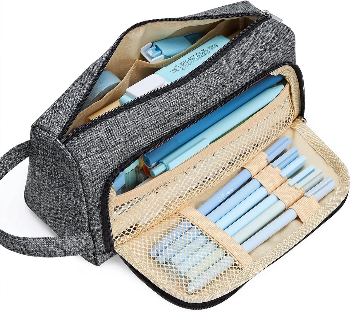 Potlood Case Potlood Pouch Pen Tas Pen Case Briefpapier Tas met Rits