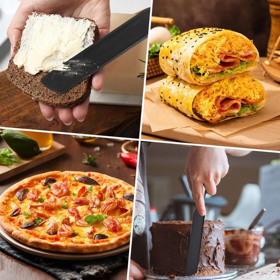 3-Delige Roestvrijstalen En Siliconen Crêpesverdelerset T-vormige — afbeelding 5