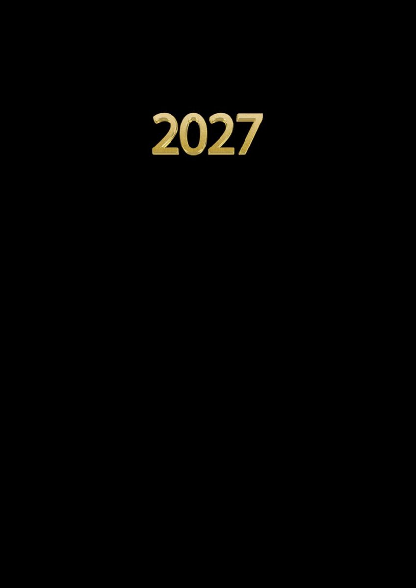 Agenda 2027 journalier A4 - groot formaat - 1 pagina per dag met tijd - perfect voor planning - ShopVlot