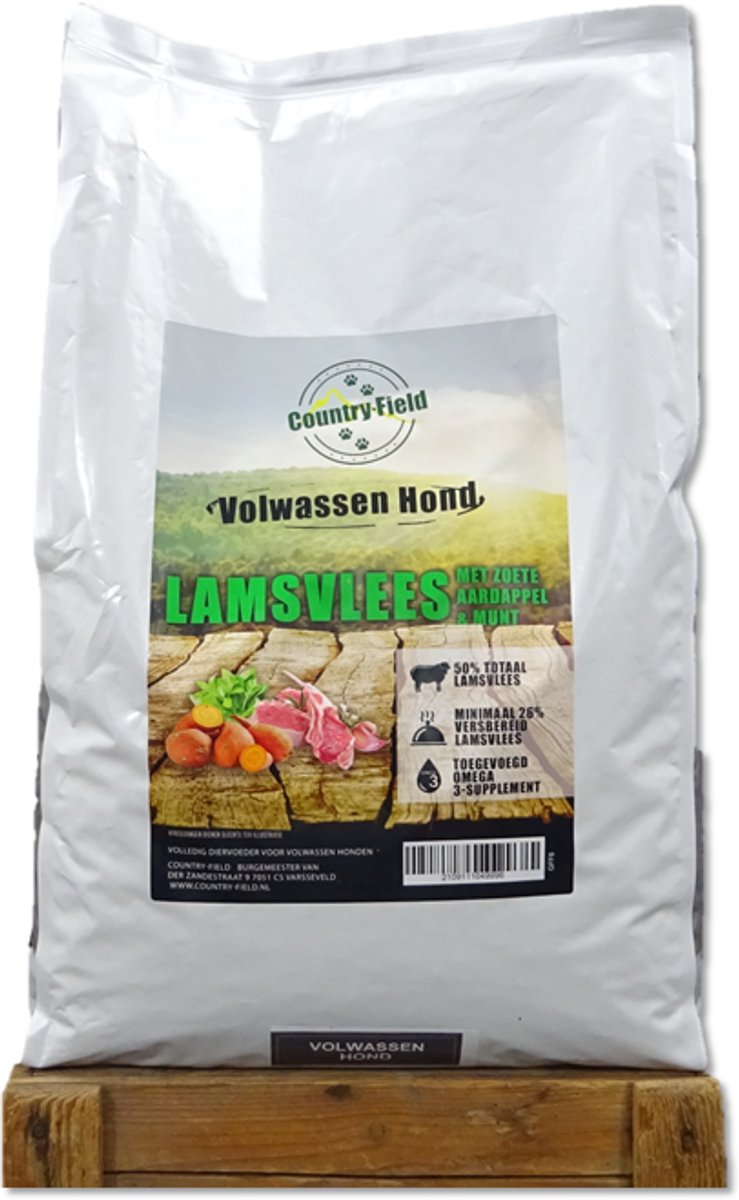 Country-Field Country-Field Graanvrij Adult lam 6kg