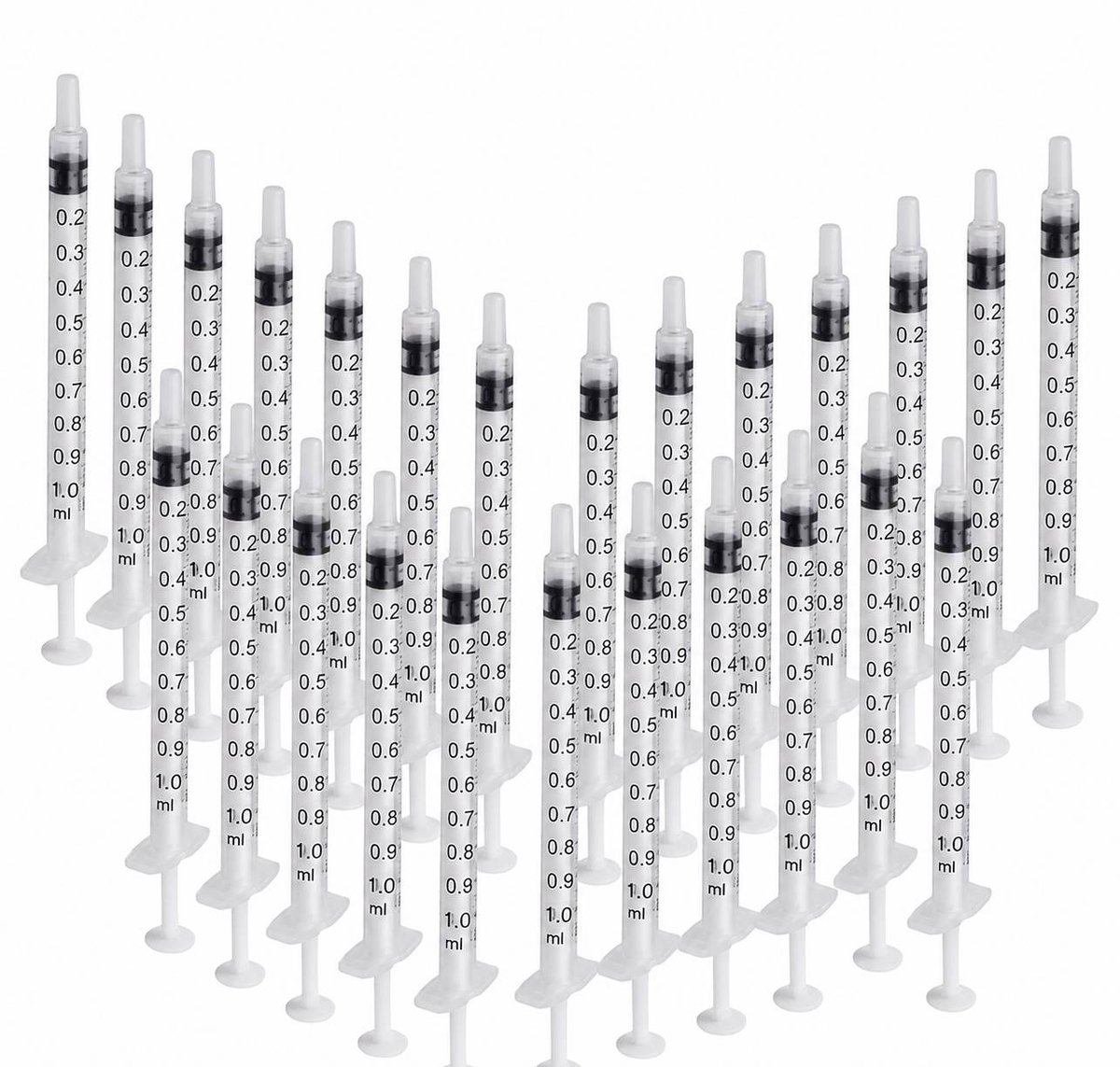 Essible - Spuit - Spuiten - Injectiespuit - Doseerspuit - Injectiespuit Zonder Naald - 1ml - 20 Stuks