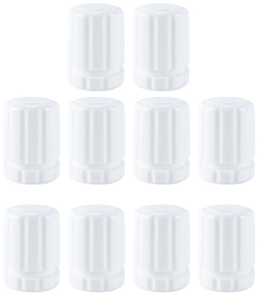 Ausi 10 stuks handwielschakelaars vloerverwarmingsverdeleraccessoires M30 × 1,5 wit geschikt voor radiator - ShopVlot
