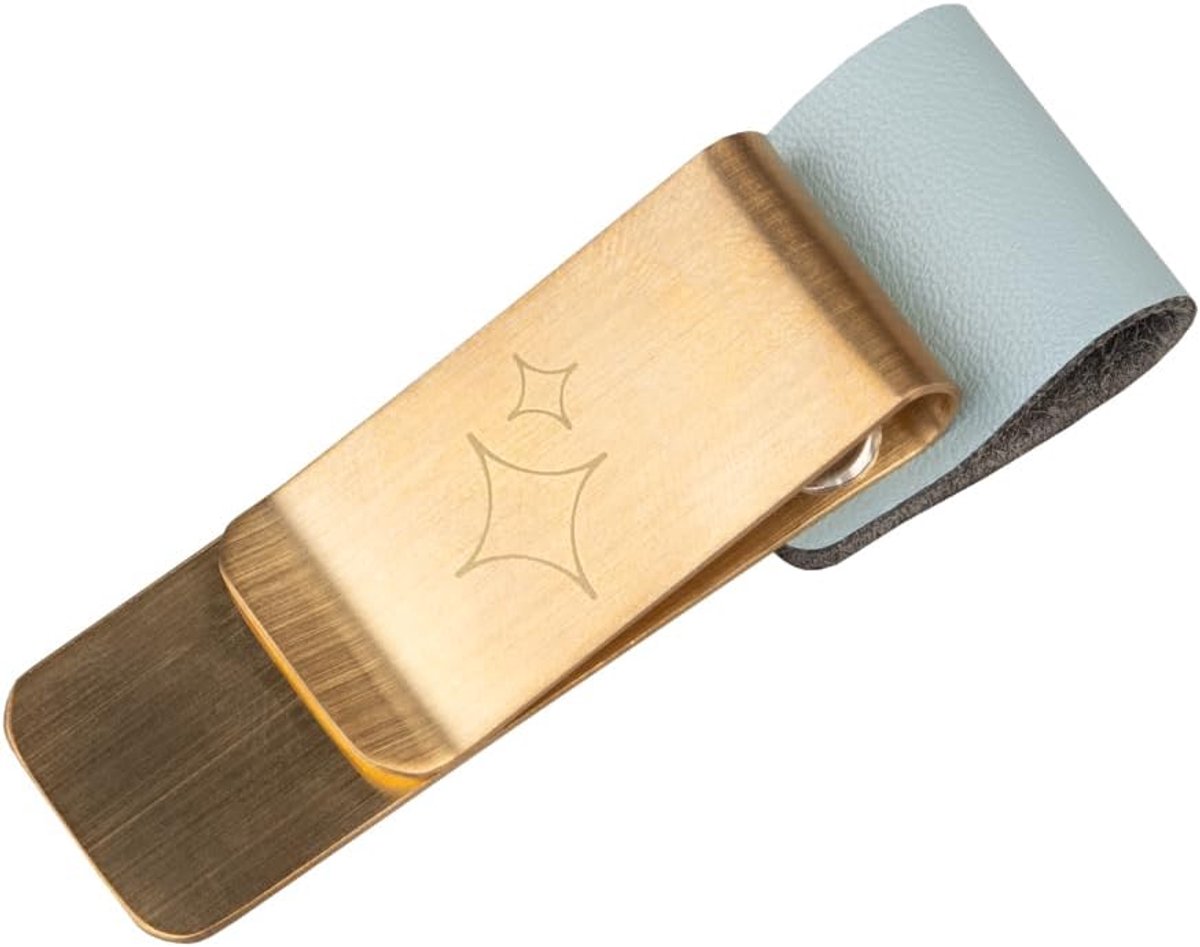 Penhouder Clip - 2.8 x 1 inch - Faux Leer - Esthetisch Ontwerp - Perfect voor Notitieboek - ShopVlot