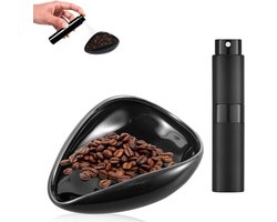 Koffiestamper van 53 mm, espressostamperset, inclusief WDT-gereedschap, doseerbeker van 54 mm, stampmat, platte stamper van roestvrij staal met veermechanisme...