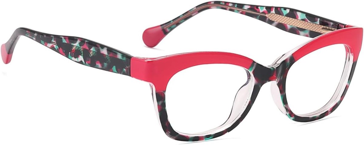 Blauw Licht Blokkerende Bril - Computer Bril Dames - Scherm Tijd - TR90 Flexibel Frame - 137 mm Breed - Zwart