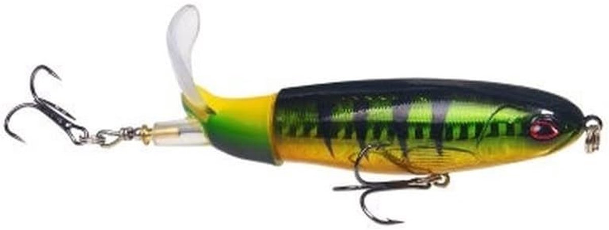 Whopper Plopper - Kunstaas Draaiende Staart - Vissen op Roofvis - Whopper Plopper Geluid - 10-11 cm - Meerdere Kleuren