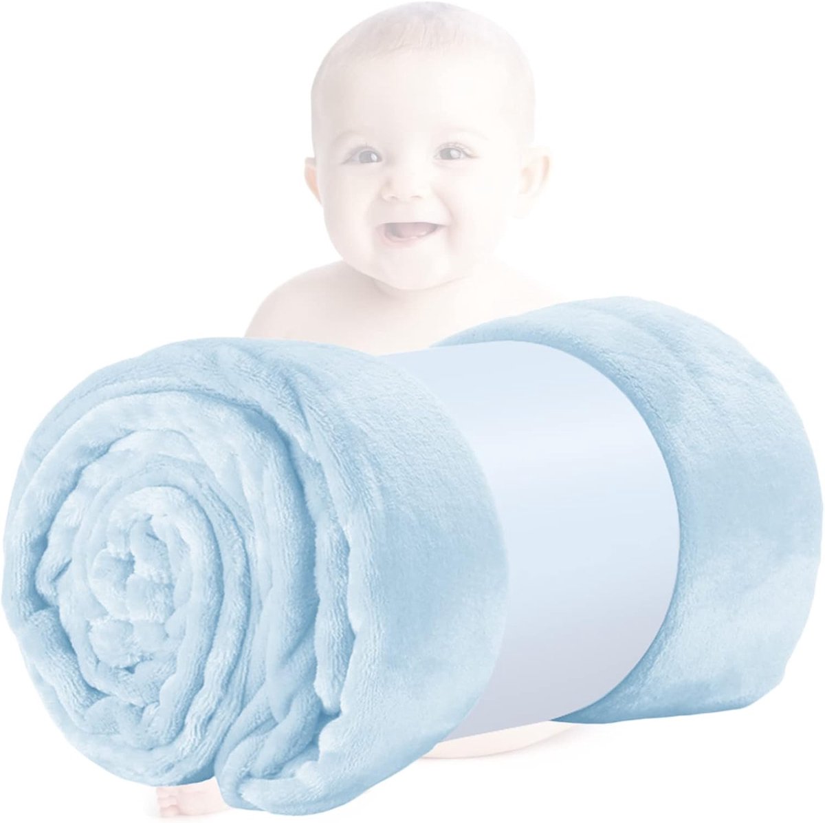 SnelShoppen - Cuddly Dekentje, Fluffy Baby Dekbed, Flanel Dekentje voor Peuters, Warm Pluche, Super Zacht en Comfortabel voor de Wieg, Dekentje, Flane