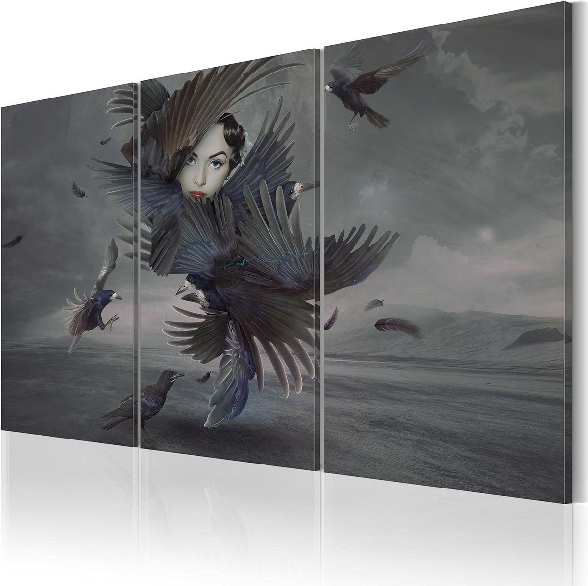 Akoestisch Schilderij - Geluidsabsorberend Kunstwerk - Ruimte Dempen - 3-delig Ontwerp - 120x80 cm - Abstract #01