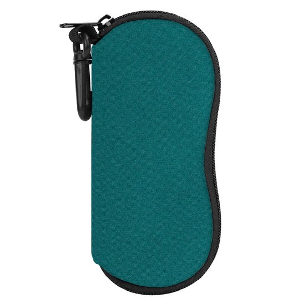 Brillenkoker - Lichtgewicht neopreen met ritssluiting - Brillenkoker dames/heren - Bescherming voor zonnebril/leesbril - Met riemclip - Handig voor onderweg - Brilletui