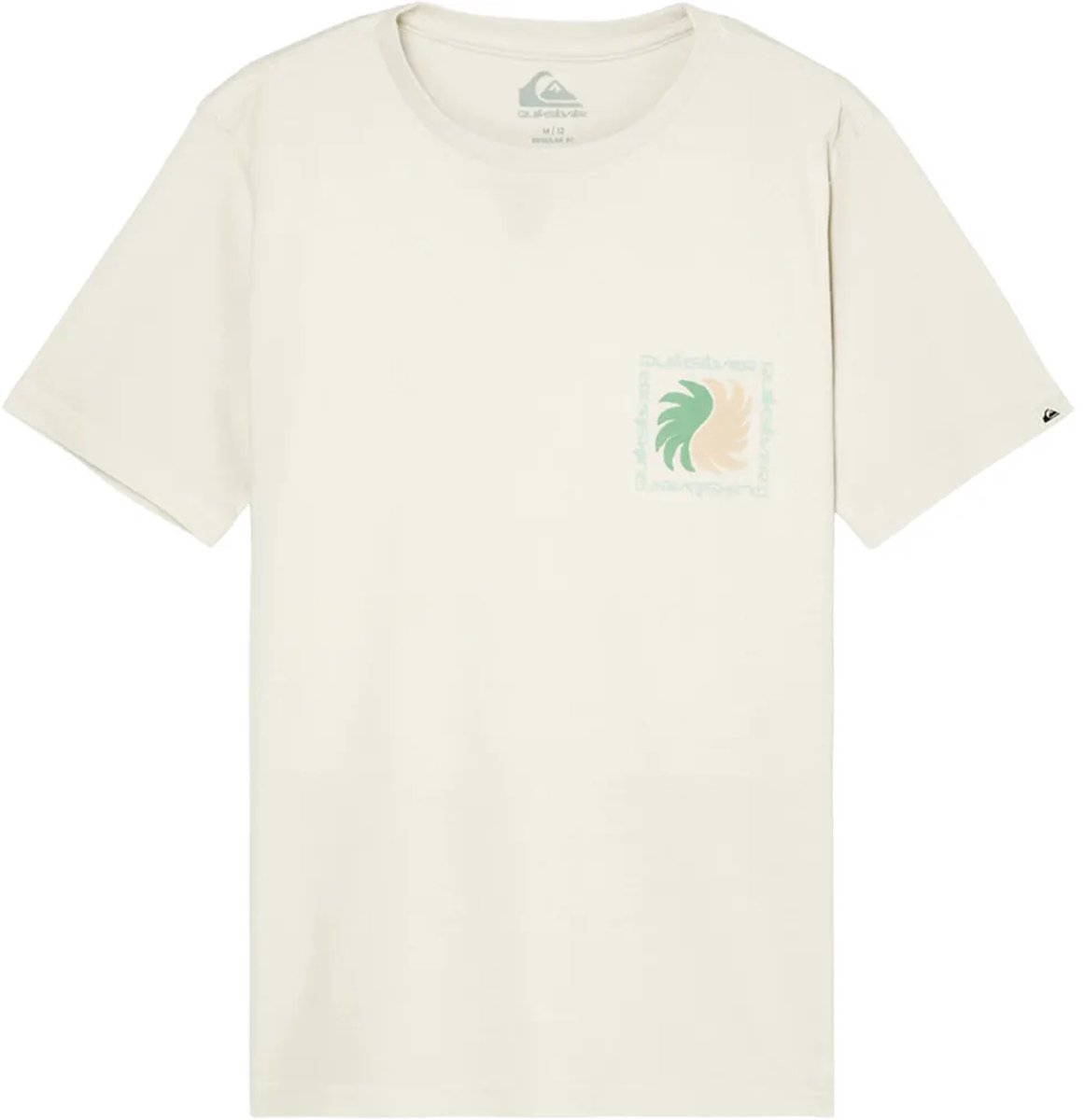 Quiksilver Evo Vibes T-shirt Met Korte Mouwen 8 Years Jongen Wit