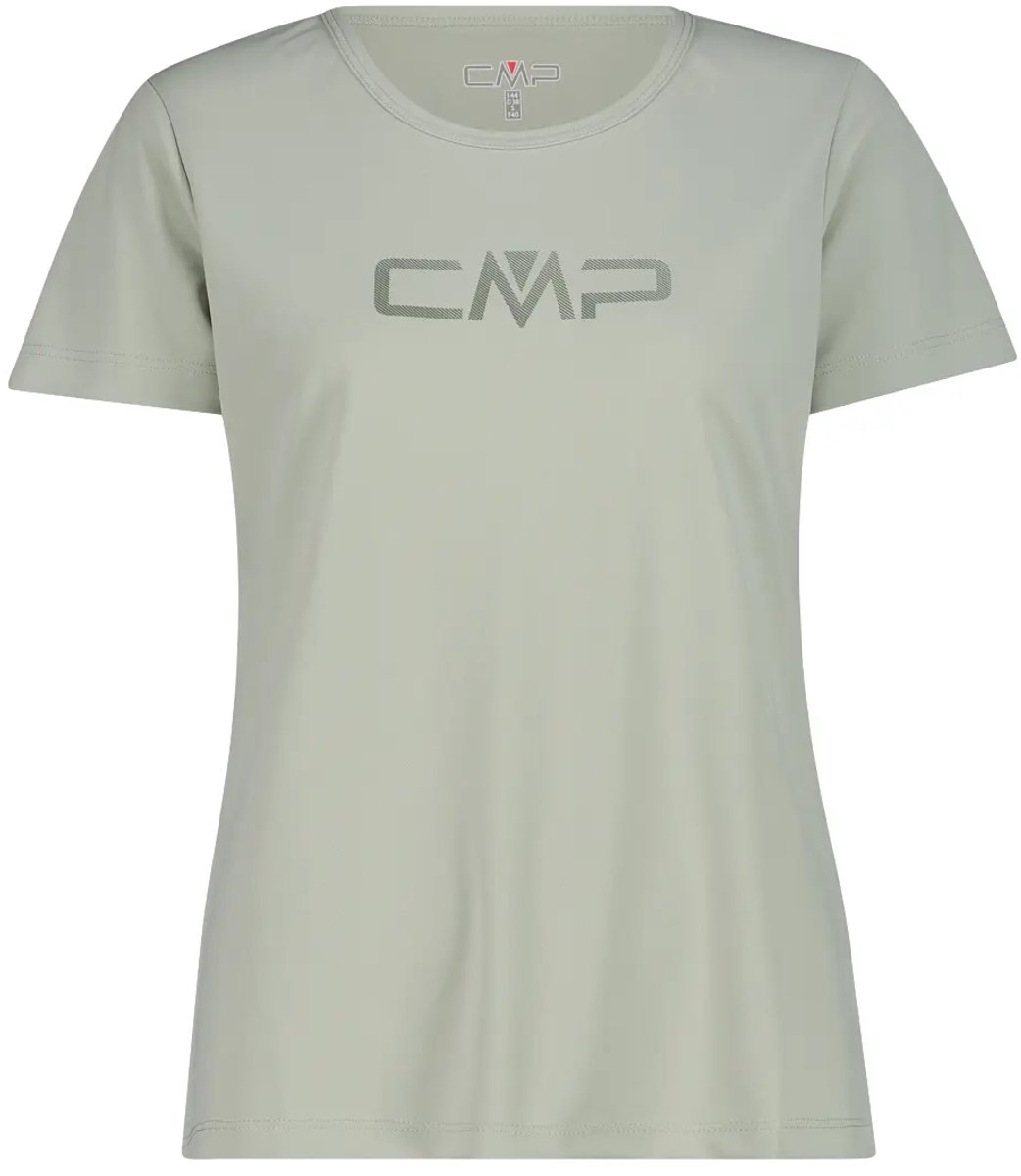 T-shirt met ronde hals met logo dames CMP Pistachio