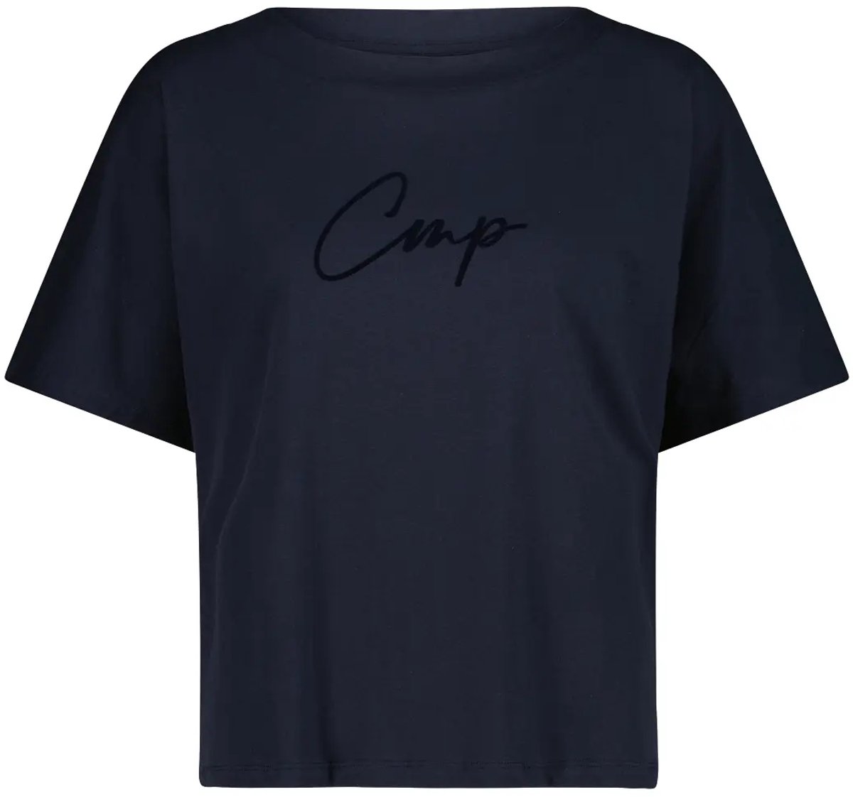 T-shirt van biologisch katoen voor vrouwen CMP Zwartblauw