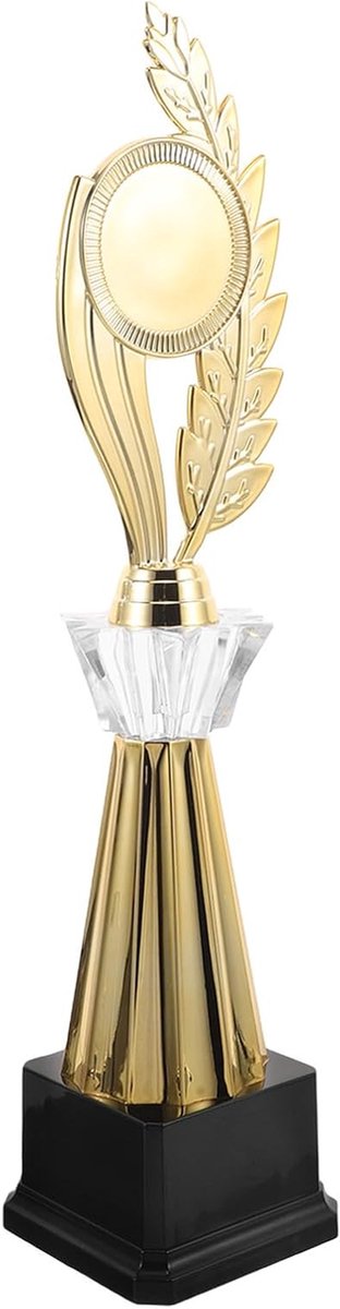 Mini Trofeeën - Gouden Bekers - Kinderfeestjes Vieren - Lichtgewicht Plastic - 39 cm - Goud