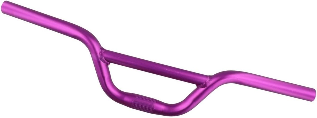 Stijgstuur Aluminium - Fietsstuur Verhoger - Comfortabel Fietsen - Ergonomisch Ontwerp - 520 mm - Paars