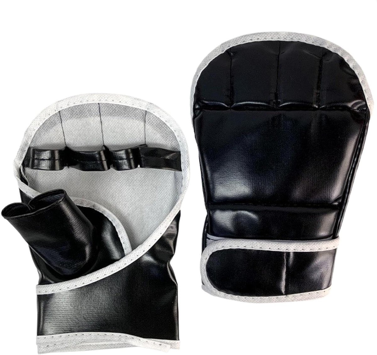 Bokshandschoenen Open Palm - Half Vinger - Vechtsport Training - Ademend Ontwerp - 20.5 x 14 cm - Meerkleurig