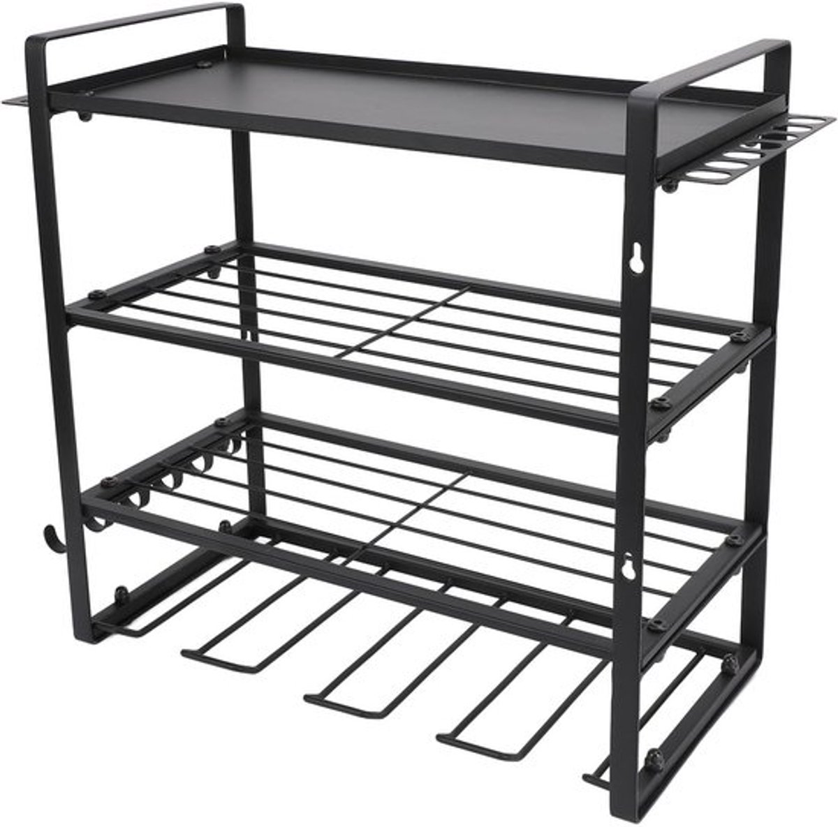 Wandmontage Gereedschapsorganizer voor Gereedschap, Metalen Constructie