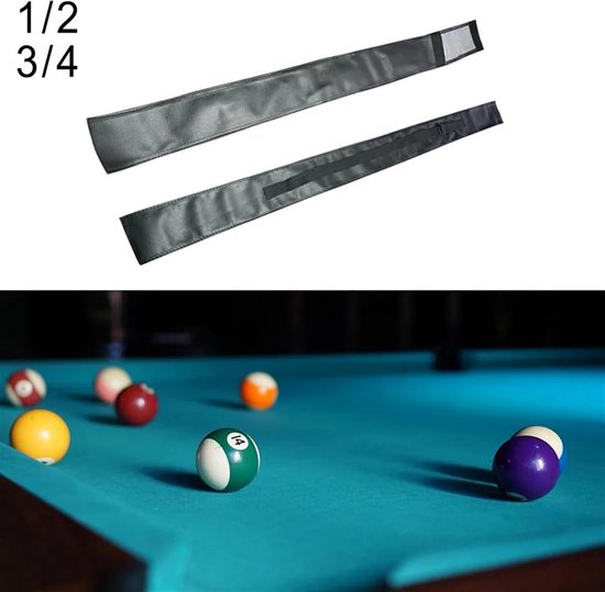 Biljartkeu Tas - Keuhoes Snooker - Keu Beschermen - Verstelbare Schouderriem - 78 cm - Zwart — afbeelding 2