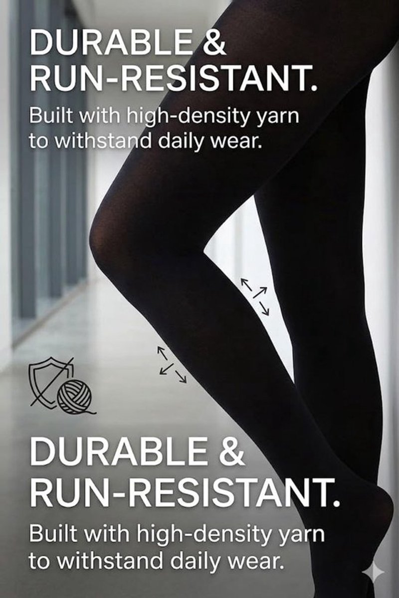 Damespanty 80 DEN - Ondoorzichtig - Comfortabele Tailleband - Zachte Microvezel - Katoenen Inzetstuk - Elegant en Aantrekkelijk - Panty
