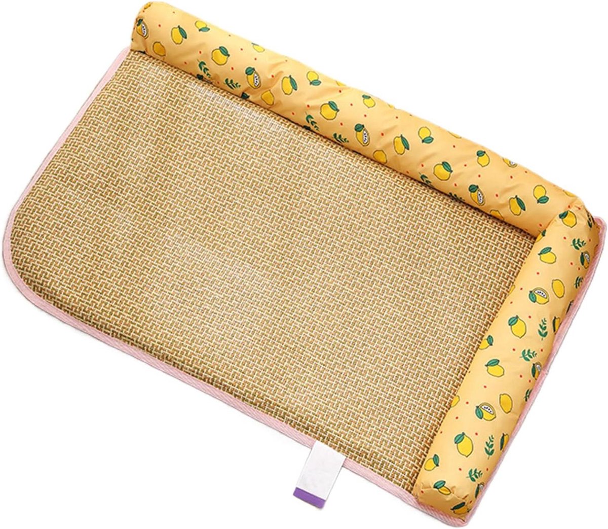 Honden Koelmat - Hondenmat Puppy Kattenmat - Hitte Verlichten - Ademende Ventilatie - 43 x 36 cm - Geel