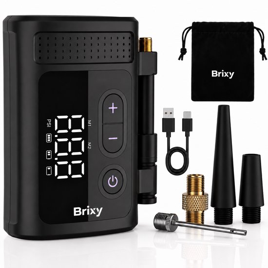 Brixy Elektrische Fietspomp XS