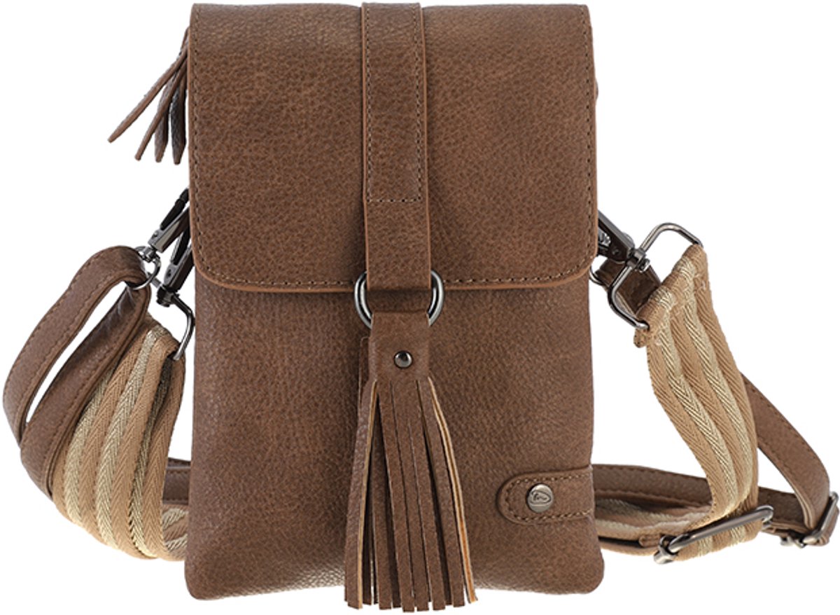 Camel telefoon- en schoudertasje Libina- Damestas- Sint- Kerst