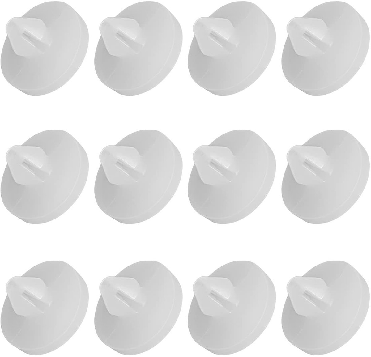 12 Stuks Remschakelaar Pedal Stopper, Duurzame Rubber Stopper voor Auto, Rem- en Koppeling Pedalen, Reserveonderdelen voor Auto's