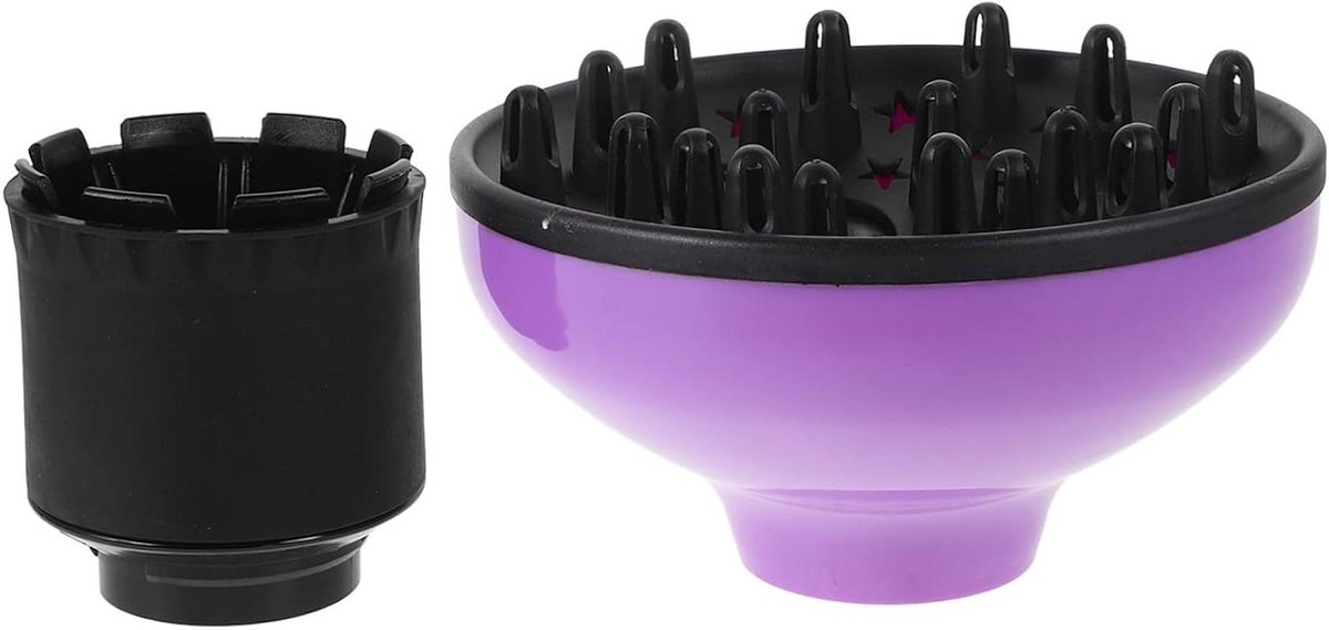 Haardiffuser Opzetstuk - Föhn Accessoire Krullend Haar - Krullen Stylen - Universele Pasvorm - 16 x 16 x 16 cm