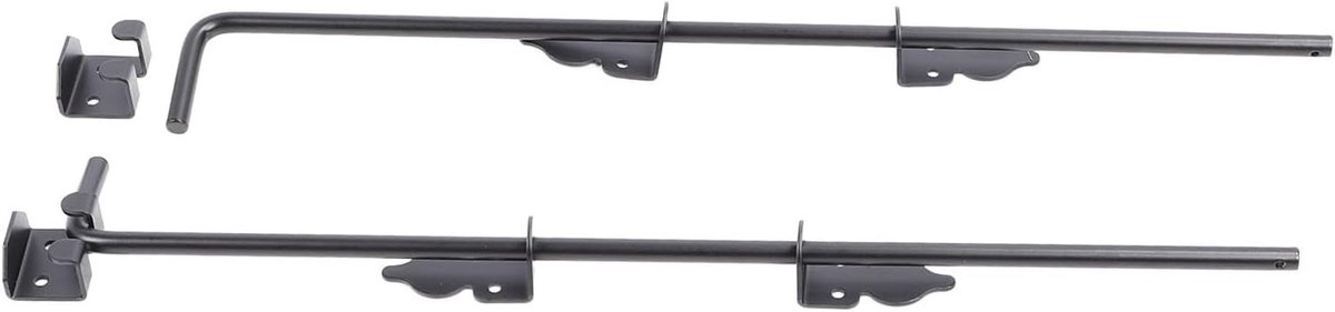 2 Stuks 24 Inch Zware Dempers voor Poorten, Bevestigingsstangen voor Houten en Metalen Poorten, Duurzaam en Betrouwbaar voor Veiligheid