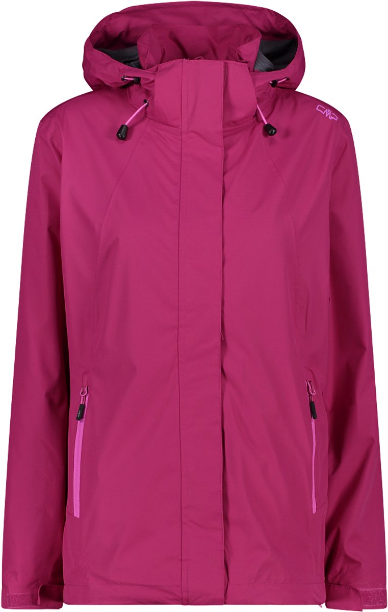 Cmp Zip Hood 32×5826 Afneembare Jas Vrouw Rood