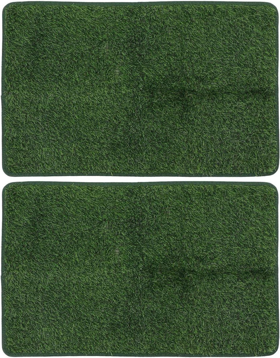 Kunstgras Hondenplasmat - Nepgras Zindelijkheid - Huisdier Training - Realistisch en Herbruikbaar - 71x46 cm - Groen