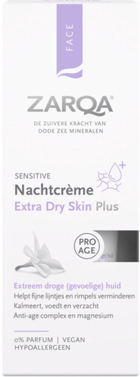 Zarqa Extra Dry Skin Nachtcrème - 2 x 50 ml - Voordeelverpakking