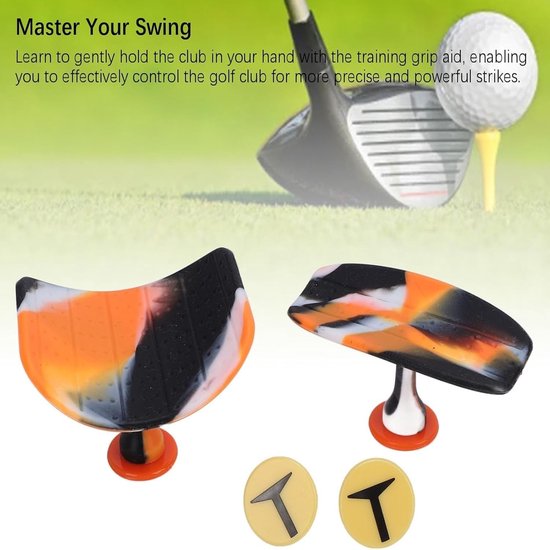 Golf Grip Trainer voor Verbetering van je Swing, Comfortabele Grip Pad en Trainingshulpmiddel voor Golf, Ideaal voor Mannen en Vrouwen van GOLF — afbeelding 4