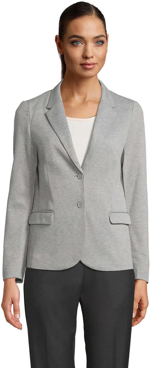 Neoblu Women´s Piqué Blazer Marcel NB3170 - Gray Melange - 46